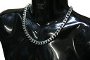 チェーンネックレス D SLV 太め 10mm×50cm 【 ストリート / チョーカー / 喜平 / B系 / オラオラ / ギャング / レゲエ / HIPHOP / ヒップホップ メンズ / EXILE 好きに / エグザイル 風 / メール便可 / あす楽 】