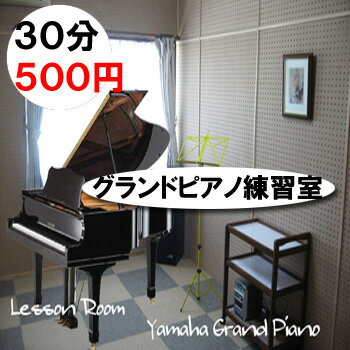 レンタルルーム（30分）グランドピアノで練習しよう！（予約制）【名古屋のピアノ専門店】