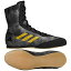 アディダス adidas Box Hog 2 プラス ボクシンシューズ (ブラック・ゴールド) //アディダス リングシューズ シューズ ジム ボクシング フィットネス ボクササイズ トレーニング 送料無料