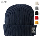 【あす楽】ニット帽 ワッチ 子ども 男の子 ニットキャップ シンプル 帽子 キッズ アクリル 防寒 暖か ギフト クリスマス プレゼント おしゃれ アメカジ ストリート カジュアル RUSH HOUR ラッシュアワー ボーイズ ネーム付きニットキャップ ME48176 秋服 冬服