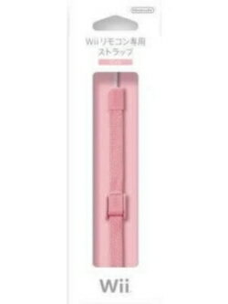 [100円便OK]【新品】【WiiHD】Wiiリモコン専用 ストラップ【ピンク】