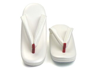 ビーズ/ラインストーン 草履(ぞうり)Basic White