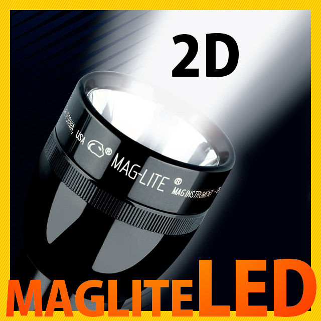 MAGLITE(マグライト) STANDARD LED (スタンダードマグライトLED) 2CELL 2D (2セルD) [単一電池用] 【防水懐中電灯/フラッシュライト】【マグライトト・MAG-LITE】
