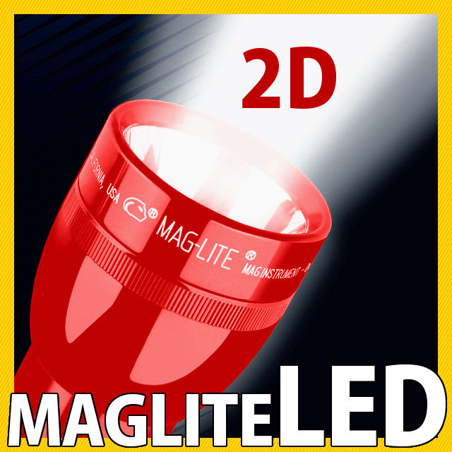 MAGLITE(マグライト) STANDARD LED (スタンダードマグライトLED) 2CELL 2D (2セルD) [単一電池用] 【防水懐中電灯/フラッシュライト】【マグライトト・MAG-LITE】