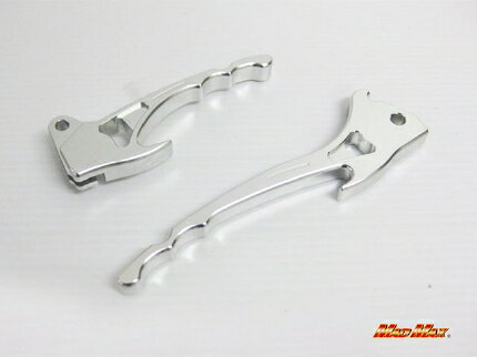 ご購入後にレビューを書いてメール便送料無料!!DCR製 アジャスタブルレバー（CNC）シルバー シグナスZ【smtb-ms】