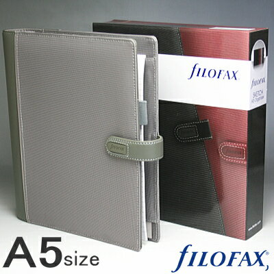 fILOFAX ファイロファックス　スケッチ　オイスター　A5　システム手帳