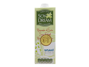 〈在庫あり〉 有機JAS認定 イタリア産 有機栽培大豆使用 無調整豆乳SOY DREAM(ソイドリーム) 1000ml