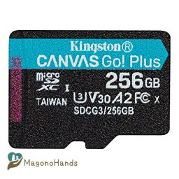 キングストン microSD 256GB 170MB/s UHS-I U3 V30 A2 Nintendo Switch動作確認済 <strong>Canvas</strong> Go! Plus SDCG3/256GB