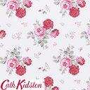 Cath Kidston キャスキッドソン 生地 コットンファブリック＜Antique Rose Pink＞(アンティークローズ ピンク)バラ ANTIQUE-ROSE