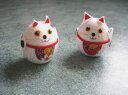 【花材】和風・お正月 起き上がり招きねこ1袋2個入り