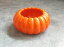【花材】陶器製花器・かぼちゃ ハロウィン フラットパンプキン1個 Sサイズ