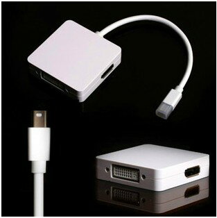 送料無料　Mini DisplayPort/Thunderbolt to HDMI/DVI/DisplayPort 変換アダプタ Mini DP-DVI(24+1)ピン/DP/HDMI 1080P For Apple Macbook/Macbook Pro/iMac/Macbook Air/Mac Mini/ Microsoft Surface pro 1 2 3/ Thinkpad Carbon X1 seriesなど対応