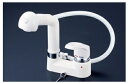 【最安値挑戦中!SPU他7倍〜】シングルレバー KVK KM8004ZGS 洗面化粧室 シングルレバー式洗髪シャワーゴム栓付