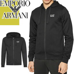 エンポリオ <strong>アルマーニ</strong> EMPORIO ARMANI <strong>パーカー</strong> ジップアップ<strong>パーカー</strong> メンズ 2023年秋冬新作 スウェット ロゴ プリント ブランド 大きいサイズ 黒 ブラック CORE IDENTITY HOODED SWEATSHIRT 8NPM03 PJ05Z [S]