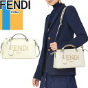 フェンディ FENDI バッグ バイザウェイ ミディアム MEDIUM BY THE WAY ショルダーバッグ ボストンバッグ ハンドバッグ レディース ブランド 斜めがけ 大人 2way 革 レザー 白 ホワイト 8BL146 AC9L
