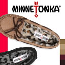 [15日(火)8:59まで限定価格］[送料無料] ミネトンカ モカシン レオパード キミー MINNETONKA kimmy slipper 日本正規品レオパードのふわふわボアがあったか＆キュートな日本限定発売モカシン♪