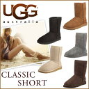 UGG Classic Short[アグ クラシック ショート][5825][ブーツ][ムートン][アウトレット]ぽってりとした素朴なフォルムもショート丈ならガーリーな印象に♪