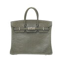 エルメス　バーキン25　グレーフォンセ　リザード　シルバー金具　HERMES BIRKIN 25　【Luxury ...