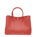 ڳŷꡡ8OFF ᥹ǥѡƥTPM롼٥ͥ󡡥֥åե륷ɥLuxury Brand SelectionۡHermes Garden Party bag TPMRouge venitienneVenetian red Buffalo leather