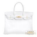 ۤȤʳʰۥ磻ȥӥ塼ƥ᥹С35ۥ磻ȡץ󡡥ɶ񡡡Luxury Brand SelectionۡHermes Birkin bag 35White Epsom leatherGold hardware