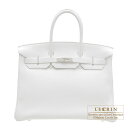 ۤȤʳʰۥ磻ȥӥ塼ƥ᥹С35ۥ磻ȡȥ󥯥ޥ󥹡С񡡡Luxury Brand SelectionۡHermes Birkin bag 35White Clemence leatherSilver hardware