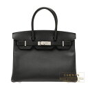 äѤ᥹С30֥åץ󡡥С񡡡Luxury Brand SelectionۡHermes Birkin bag 30Black Epsom leatherSilver hardware