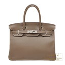 Ϥ䥨᥹ֿȤ¸ߤΥ졼ȡס᥹С30ȡסȥ󥯥ޥ󥹡С񡡡Luxury Brand SelectionۡHermes Birkin bag 30EtoupeTaupe grey Clemence leatherSilver hardware