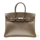 エルメス　バーキン35　エトープ　ヴォーエプソン　シルバー金具　　Hermes Birkin bag 35　Etoupe/Taupe grey Epsom leather　Silver hardwareもはやエルメスの定番色といえる存在のグレー、エトープ！！