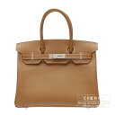 եȥС˰Ū͵ֿ᥹С30ɡץ󡡥С񡡡Luxury Brand SelectionۡHermes Birkin bag 30Gold Epsom leatherSilver hardware