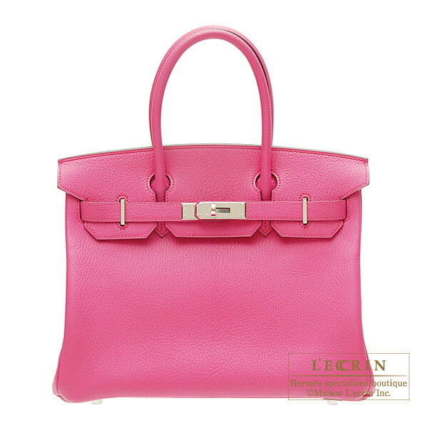 【スペシャルオーダー】　エルメス　バーキン30　ローズショッキング　シェブルミゾル　シルバー金具　【Luxury Brand Selection】　Hermes Birkin bag 30　Rose shocking/Hot pink Chevre goatskin　Silver hardware