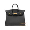 エルメス　バーキン25　ブラック　ヴォーエプソン　ゴールド金具　　Hermes Birkin bag 25　Black Epsom leather　Gold hardwareやっぱり黒が好き！！