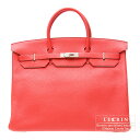 　エルメス　バーキン40　ブーゲンビリア　トリヨンクレマンス　シルバー金具　　[2010 Latest Collection]　Hermes Birkin bag 40　Bougainvillier Clemence leather　Silver hardware気分を高揚させるワクワク感がたまらないパッションルージュ、ブーゲンビリア！！