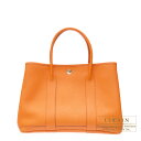  　エルメス　ガーデンパーティTPM　オレンジ　ネゴンダ　　Hermes Garden Party bag TPM　Orange Negonda leather『エルメスオレンジ』と称されるエルメスを代表する人気カラーのガーデンパーティー！！