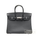 エルメス　バーキン25　グラファイト　ヴォーエプソン　シルバー金具　　Hermes Birkin bag 25　Graphite Epsom leather　Silver hardware上質なクラス感漂うカラー、グラファイトのバーキン！！