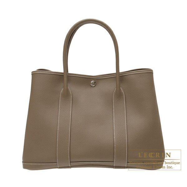 エルメス　ガーデンパーティPM　エトープ　ネゴンダ　【Luxury Brand Selection】　Hermes Garden Party bag PM　Etoupe/Taupe grey Negonda leather
