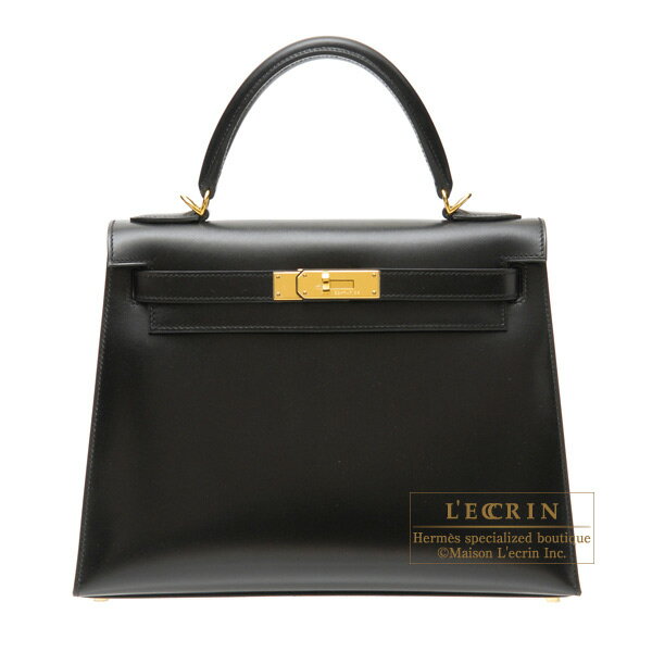 hermes black handbag kelly  