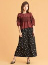 【SALE/55%OFF】MAJESTIC LEGON ヴィンテージ小花柄パンツ マジェスティックレゴン パンツ/ジーンズ【RBA_S】【RBA_E】【送料無料】