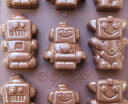 チョコレート型・シリコンモールド・ロボットキュートなロボットが3種類