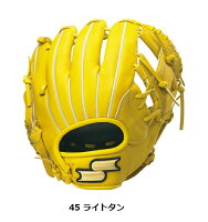 最安値に挑戦 SSK エスエスケイHIGH QUALITY LEATHER 軟式用グラブ オールラウンド用 45 ライトタンSSG840F 軟式グローブの画像