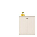下駄箱 完成品 シューズボックス シモーヌ 日本製 ロータイプ80cm 15足収納 ホワイト木目 S-800L WH シューズラック 玄関 靴 収納 オシャレ 北欧 フレンチカントリー
