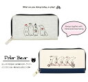 【ポーラベアー 白くま ベアー クーリア 長財布ジュニア財布 メンズ財布 カード入れ 婦人財布 お財布】ポーラベアーの長財布