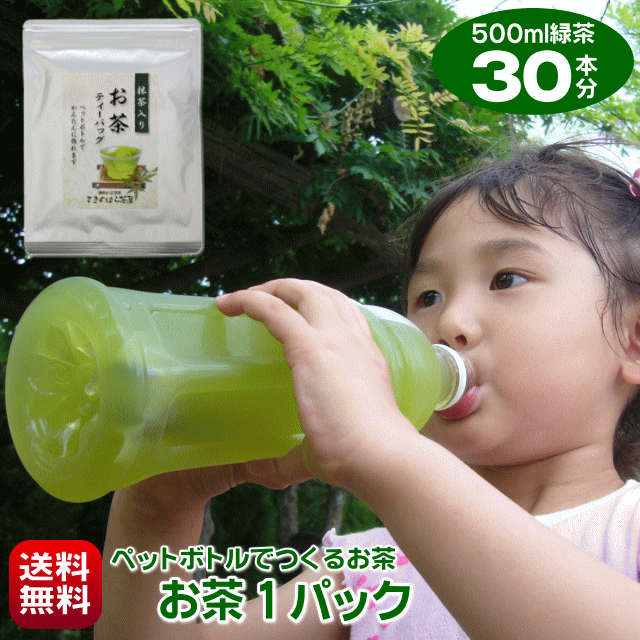 お茶 ペットボトル 500ml 30本 作れる 細長 ティーバッグ 送料無料 抹茶入り 日本茶 水出し茶 水出し煎茶 <strong>水出し緑茶</strong> ティーパック マイボトル 水筒 パック 入れっぱなし 無添加 煮出し不要 チャック付きアルミパック お試し ポスト投函 手作り