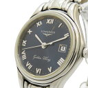 【LONGINES/ロンジン】 ゴールデンウィング L3 106 4 腕時計 ステンレススチール クオーツ ネイビー文字盤 レディース【中古】【真子質店】【IMix】【pdpd】