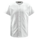 デサント（DESCENTE） フルオープンシャツ （野球） DB1011 Sホワイト S
