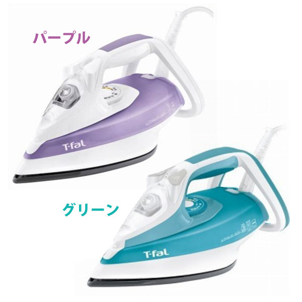 【送料無料】T-fal〔ティファール〕 スチームアイロン ウルトラグライド4550・4670 FV4550J0・FV4670J0　パープル・グリーン【TC】【KZ】