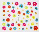 【メール便OK】3Dラバーネイルシール708 押し花 おしば...