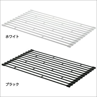 tower(タワー)折り畳み水切りラック(ディッシュラック/水切りカゴ/水切りかご/水切りトレー/スリム/コンパクト/キッチン/キッチン収納/おしゃれ/インテリア雑貨/北欧テイスト/水切りセット/白/シンク上/水が流れる)