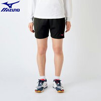 バレーボールウエア ミズノ MIZUNO ハーフパンツ[レディース](97)ブラック×ベリーピンク V2MB721197 ゲームウエアの画像