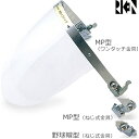 ヘルメット取付型保護シールド 理研オプテック 球面アクリルシールド クリア NS-209 NV-209 NB-209