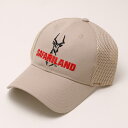 【キャップ】SAFARILAND(サファリランド)ロゴ入り メッシュキャップ